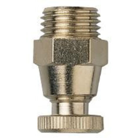 Mecafer – Purgeur 3/8" pour compresseur – Évacuation air chauffage – Livré sous blister – Accessoire plomberie professionnel