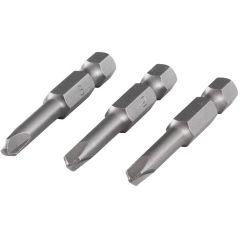 Wolfcraft – Lot de 3 embouts Tri-Wing 50 mm – Tige hexagonale 6,35 mm – Accès facile aux vis difficiles – Pour travaux de bricolage avancés (1/10)