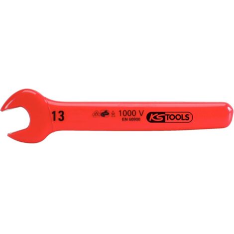 Clé plate avec revêtement isolant, 18 mm (1/2)