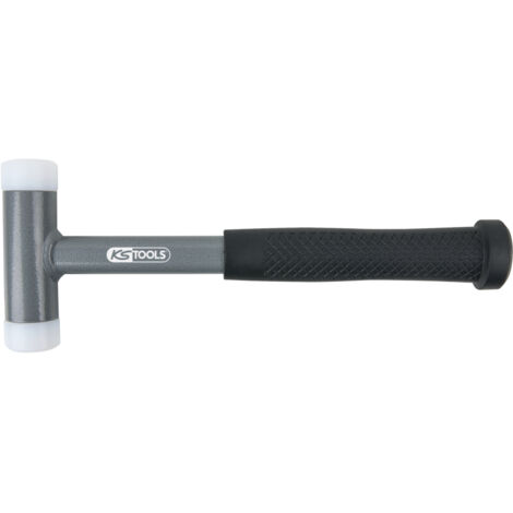 Kstools – Maillet anti-rebond 480 g – Tête interchangeable – Manche acier gainé PVC – Efficacité de frappe supérieure