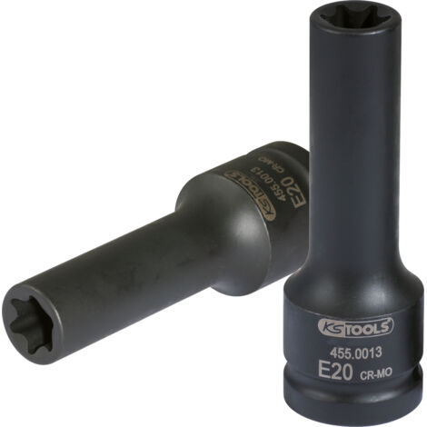 KS Tools - Douille à chocs pour culasse TORX® 3/4'', L.110 mm - E20 - 455.0013 (1/3)