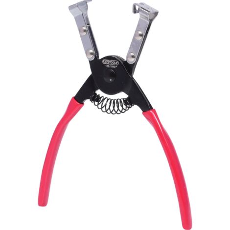 Kstools – Pince circlips longue 160mm – Acier chrome-molybdène – Poignée isolée – Pour colliers Click et auto-serrants