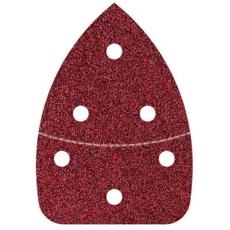 wolfcraft Patins abrasifs auto-agrippants pour bois/métal, 98 x 139 mm,GRAIN180-3139000 (1/2)