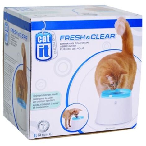 Catit Fontaine à Eau Pour Chat Compacte 2 Litres (1/5)