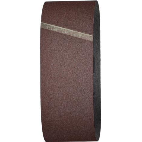 Lot de 3 Bandes Abrasives, Grain 120, Dimensions 100 x 610, pour Ponceuse à Bande - wolfcraft 1863000 (1/5)