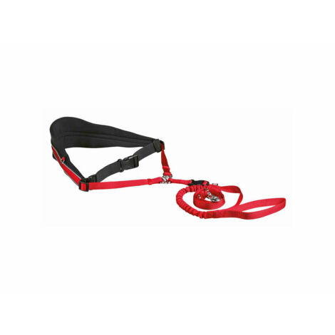 Trixie Ceinture Ventrale Rouge pour Jogging avec Chien (1/4)