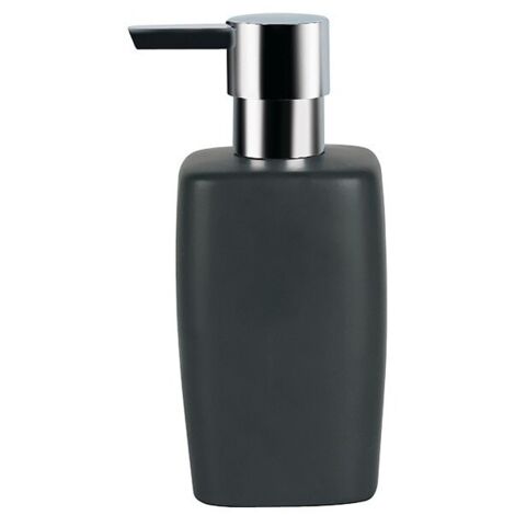 Distributeur de savon Céramique RETRO Noir Spirella (1/3)
