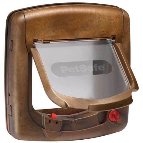 Chatière magnétique 4 voies Deluxe 420 Marron 5006 PetSafe (1/3)