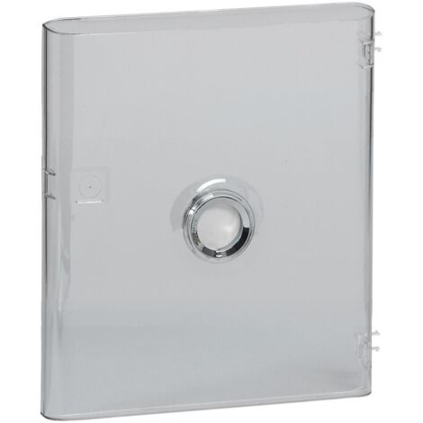 Legrand – Porte de coffret électrique transparente IP40 IK07 13 modules – Installation murale ou en saillie – 401341 (1/2)