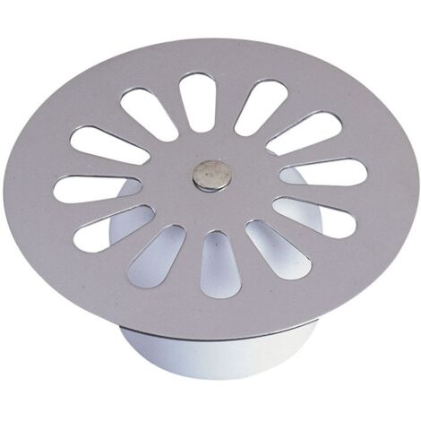 Wirquin – Grille cloche marguerite Ø85 mm – Compatible avec bondes de douche 60 mm – Installation facile – Empêche l'accumulation de débris (1/3)