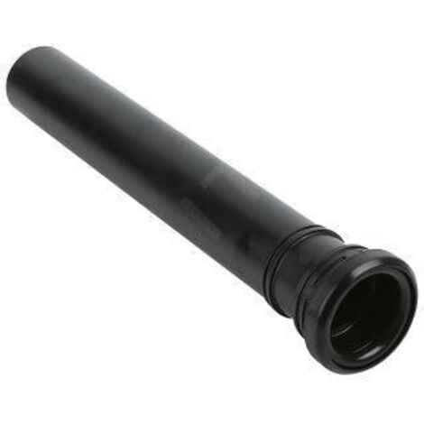 Grohe – Prolongement noir 300 mm pour montage mural – Tuyau de chasse WC – Matériaux durables – 37105K00 (1/4)