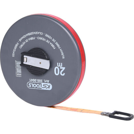 KS TOOLS Mesure roulante, 10mm, ruban fibre, 20 m ( 300.0041 ) (1/4)