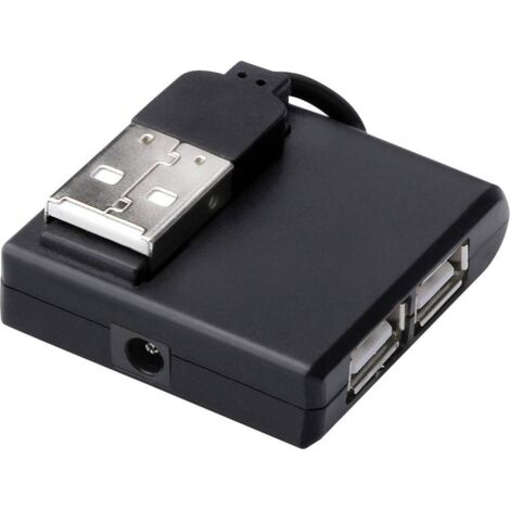 DIGITUS USB 2.0 Hub 4-Port schwarz (1/3)