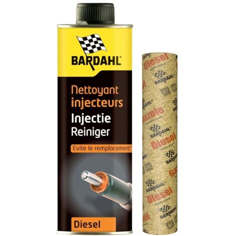 Bardahl – Nettoyant injecteurs Diesel 500ml – Rétablit débit injecteurs – Réduit consommation carburant – Compatible tout moteur avec turbo