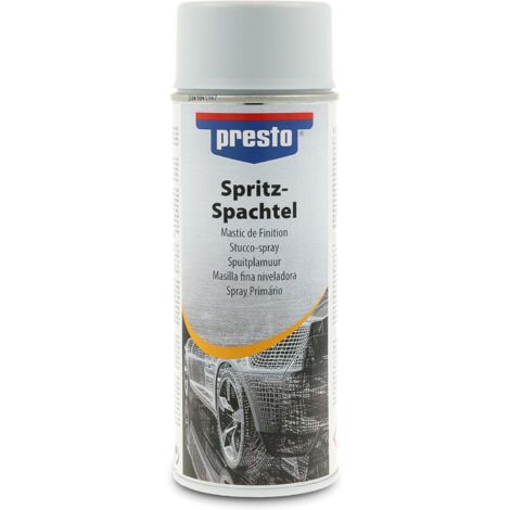 PRESTO - Mastic de finition à pulvériser - aérosol de 400ml - 308127 - Ce produit de marque PRESTO est neuf.