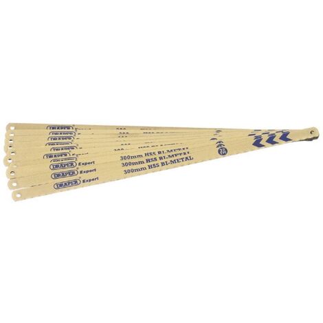 DRAPER 19348 Expert 10 x 300mm 24tpi Bi-Metal Hacksaw Blades