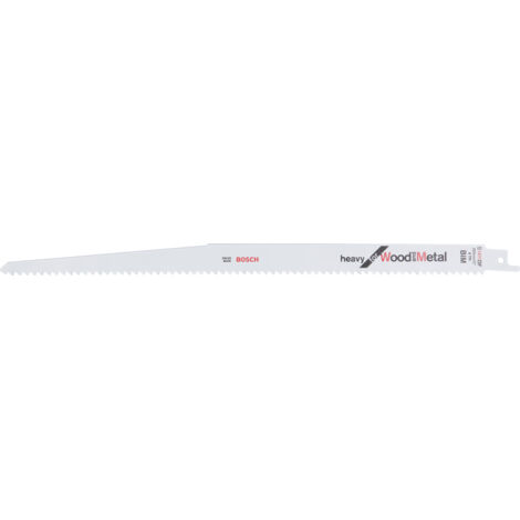 BOSCH 2609256713 Lame de scie sabre bimétal, S 1411 DF (1/2)