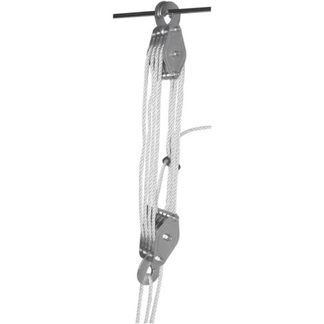 Palan à chaîne 60004 – Capacité de charge 300 kg – Longueur de corde 20 m – Force de traction 25 daN pour chantiers humides – Berger & Schröter (1/2)
