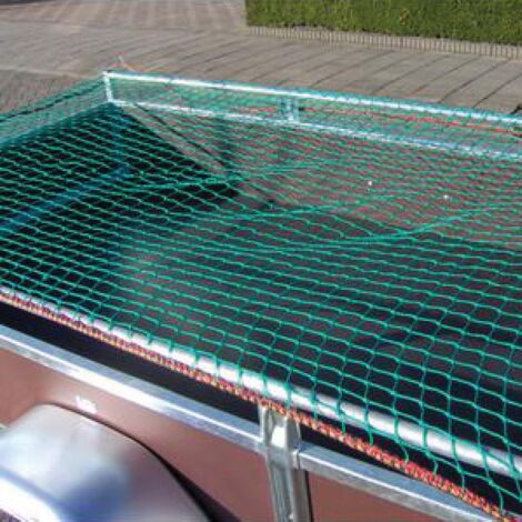 Filet de protection pour remorque 160x250cm – Bord élastique – Maille 55x55mm – Pour transport matériaux lourds – Carpoint (1/3)