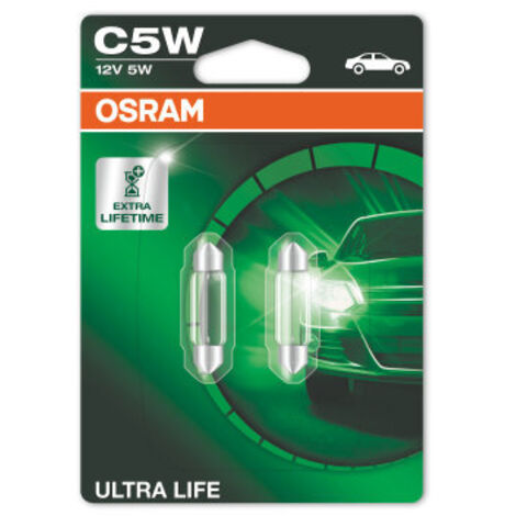 Ampoule navette Osram Auto 6418ULT-02B Ultra Life C5W 5 W 1 paire(s) C38850 (1/5)