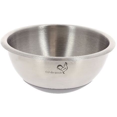 DE BUYER - BASSINE 1/2 SPHERE 16 CM INOX FD SILICONE (1/2)