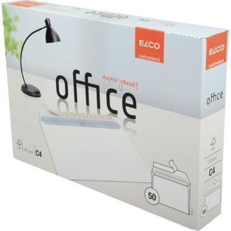 ELCO Briefumschlag Office 7453812 C4 oF hk hochweiß 50 St./Pack. (1/2)