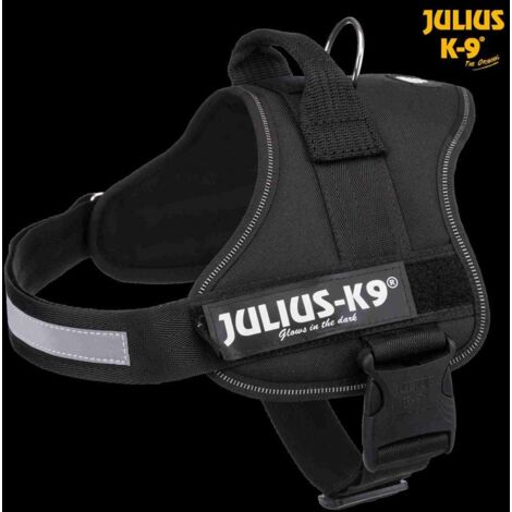 Harnais k9®power M/0: 58-76 cm/40 mm, noir (1/3)