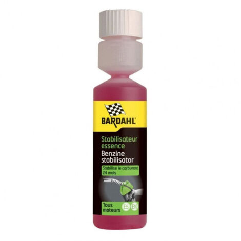 Bardahl – Stabilisateur essence 250 ml – Prolonge la conservation jusqu'à 24 mois – Évite le colmatage des filtres – Lubrification soupapes optimale (1/4)