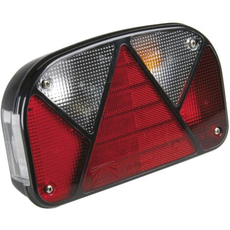 Feu de recul pour remorque droite, arrière Unitec 10231 multipoint 12 V C15918 (1/2)