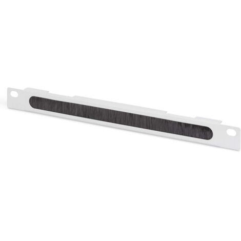DIGITUS Kabelbürstenleiste 0,5HE 10` 254mm grau (1/2)