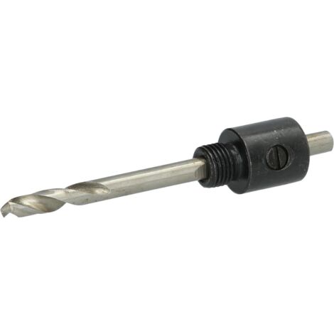 Kstools – Mandrins avec forets pour scies cloches – Acier haute performance – Diamètre 14-30 mm – Tige 6,4 mm pour perçage précis (1/8)