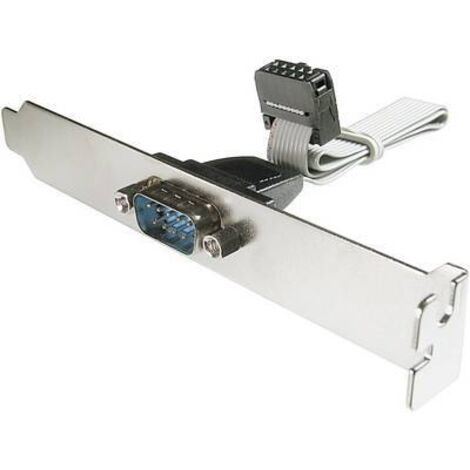 DIGITUS Slotblech D-Sub9 - IDC 2x5Pin StBu 0.25m Polybeutel (1/2)