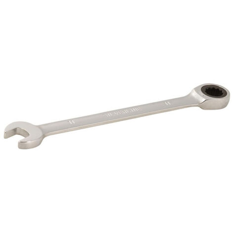 CLÉ MIXTE À CLIQUET À TÊTE DROITE 11 MM SILVERLINE 282546