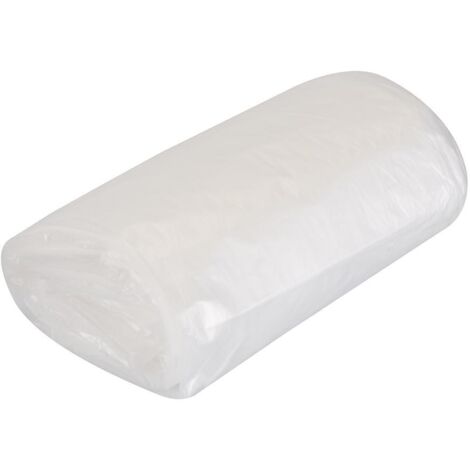 Silverline – Bâche de protection polyéthylène 3,5 x 3,5 m – Résistante à la peinture et au plâtre – Fixation facile avec ruban adhésif (1/2)