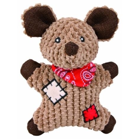 TRIXIE SOURIS AVEC CHIFFON TISSU 19 CM POUR CHIEN