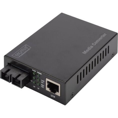 Assmann DN-82121-1 Digitus Convertisseur de média RJ45 vers fibre optique SC (1/4)