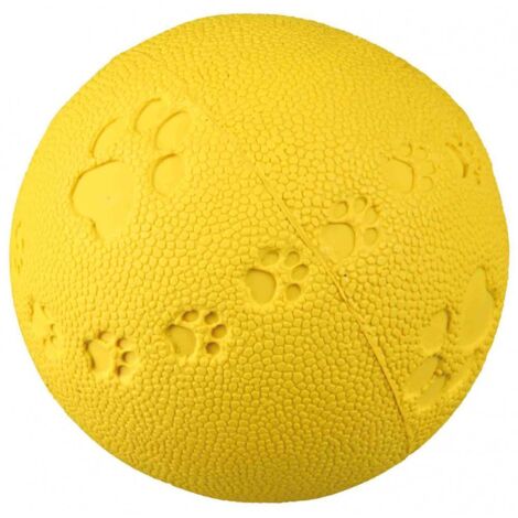 TRIXIE BALLE DE JEU CAOUTCHOUC NATUREL DIAMÈTRE 9 CM POUR CHIEN