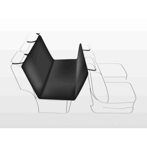 Trixie Housse de siège noir et beige pour voiture (1/3)