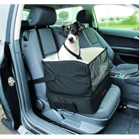 Trixie – Siège auto pour chien – Dimensions 45 × 38 × 37 cm – Polyester résistant aux griffures – Housse déhoussable et lavable – Installation rapide