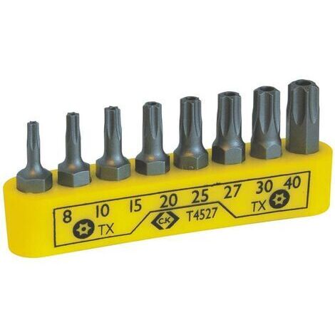 C.K T4527 T4527 Jeu d'embouts 8 pièces 6 pans BO C51390 (1/2)