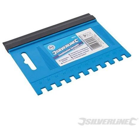 Étaleur avec raclette 125 x 95 mm, dents de 6 mm (1/3)