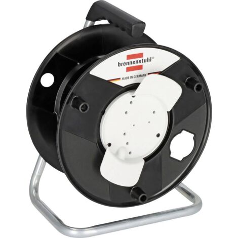 Brennenstuhl – Tambour de stockage vide pour enrouleur électrique – Longueur câble 25m – Tension 230V – 4 prises – Indice de protection IP44 – 1130710 (1/8)