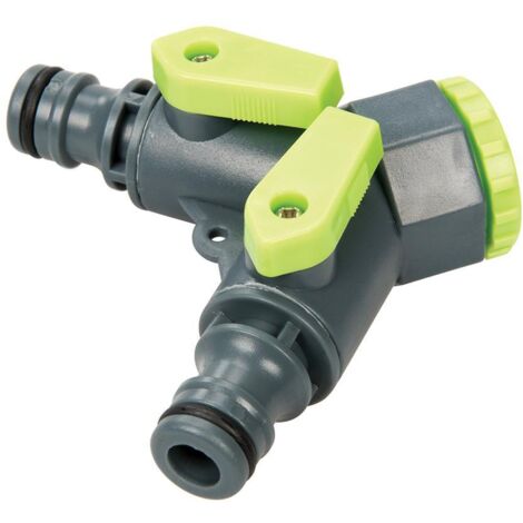 NEZ DE ROBINET DÉRIVATEUR 3/4 BSP À MALE 1/2 MÂLE SILVERLINE 444072 (1/3)
