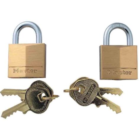2 cadenas laiton s'entrouvrant 20 mm