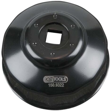 Kstools – Cloche pour filtre à huile 68-14 – Carré d’entraînement 3/8' – Compatible Mazda, Ford, Subaru – Surface vernie (1/5)