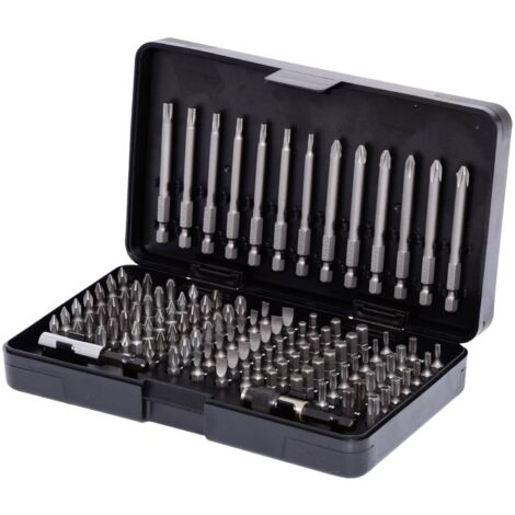 Kstools – Jeu d'embouts 1/4' 113 pcs – Acier spécial S2 – Porte-embouts à verrouillage automatique – Compatible avec visseuses (1/4)