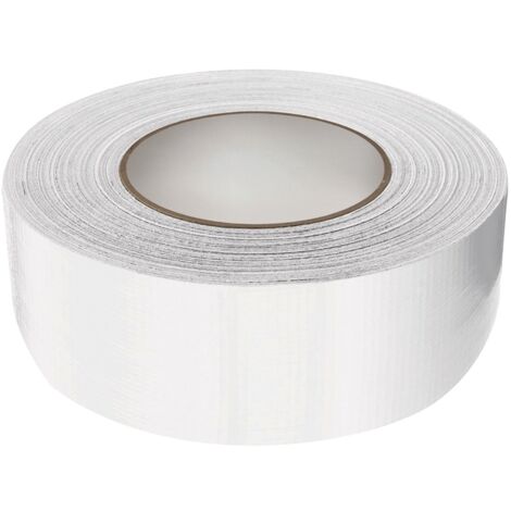 Ruban adhésif toilé ultrarésistant 50 mm x 50 m – Revêtement en polyéthylène – Déchirable à la main – Résistant à l'humidité – Fixman