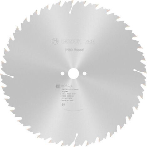 Lame pour scie circulaire Ø extérieur 400 mm Nombre de dents 36 WZ perçage 30 mm Largeur de coupe 3,5 mm carbure (1/6)