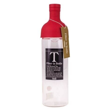 Bouteille filtrante Hario Cold Brew Tea - rouge 750 ml (1/3)