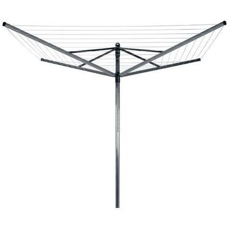 Brabantia Lift-O-Matic Droogmolen 50 m Drooglijn + Grondanker (1/3)